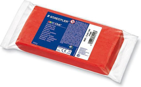 Staedtler pâte à modeler noris - bloc 1 kg - rouge