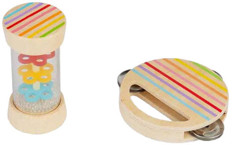 Ensemble de shake et rouleaux en bois Bigjigs, 2 pcs.