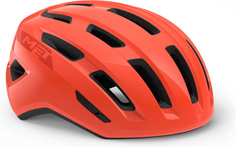 With miles casque de vélo hommes femmes - casque de vélo vélo de ville adultes - vélo électrique - trekking - taille m l (58-61 cm) - corail brillant (rouge)