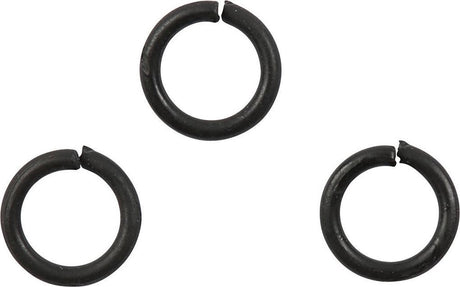 Bagues Creativ company, taille 7 mm, épaisseur 1 mm, noires, 50 pièces 1 boîte