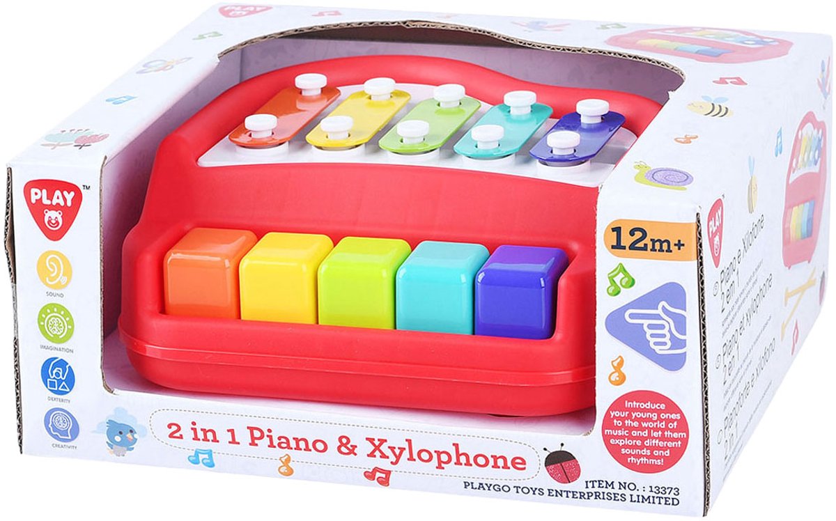 Playgo 2en1 piano et xylophone