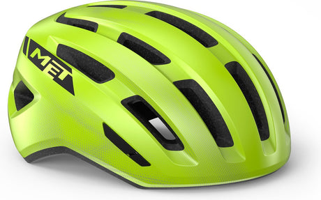With miles mips casque de vélo hommes femmes - casque de vélo vélo de ville adultes - vélo électrique - trekking - taille m l (58-61 cm) - jaune fluor brillant (jaune)