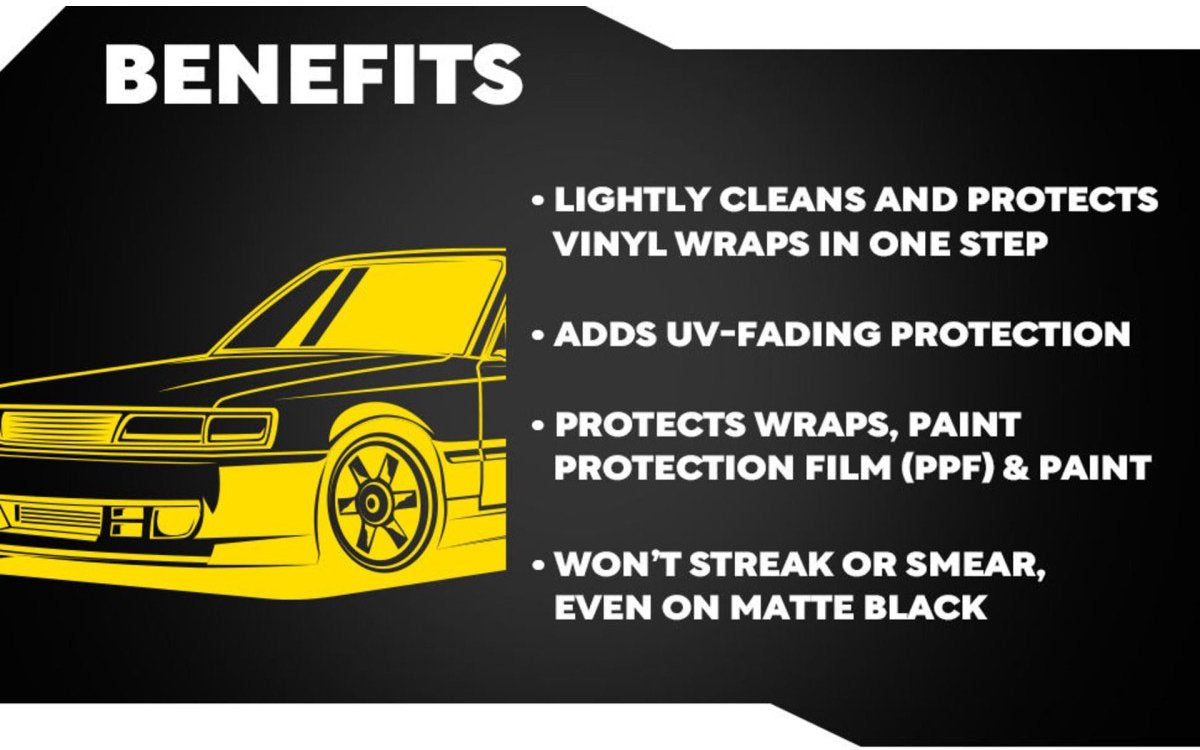 Meguiar's Meguiar's Matte Vinyl Wrap Protection Detailer 710 ml - pour les emballages en vinyle laqué mat - élimine la poussière et la saleté - pas de brillance