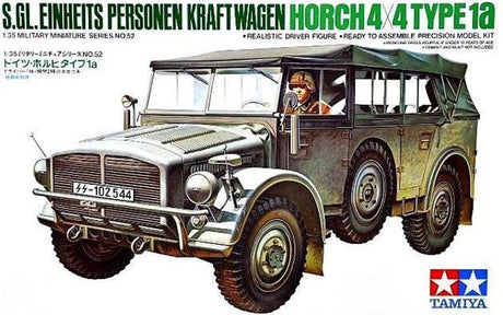 Tamiya – kit de construction de véhicules militaires, 35052 véhicules allemands horch 4x4 type 1a en plastique, 1:35, modélisme