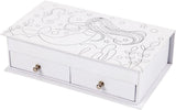 Société créative https: www.ccobby.nl boîte à bijoux-taille-18x10-5x5-cm-blanc-1-pièce