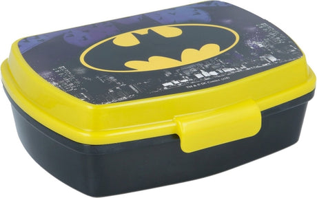 Stor boîte à lunch batman - jaune noir - boîte à lunch bat-man