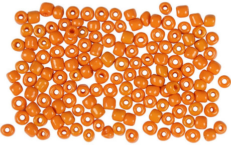 Creativ company cc perles de rocaille 3 mm orange 25 gr