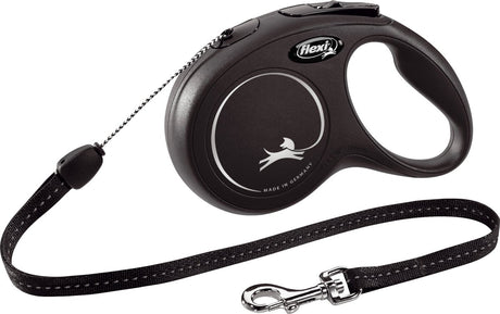 Flexi products ligne rétractable nouveau cordon classique noir s 8 mètres jusqu'à 12kg