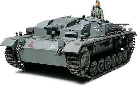 Tamiya – modèle de voiture en kit, 35281 sd.kfz. 142 sturmgeschutz III ausf. b plastique - 1:35 - modélisme