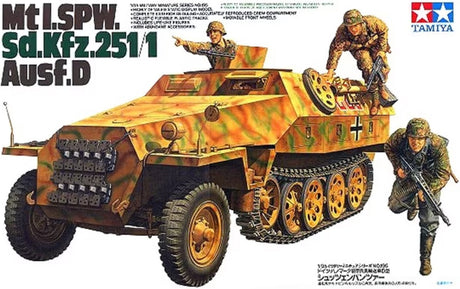 Maquette Tamiya véhicules militaires - 35195 mtl. spw sd.kfz.251 1 ausf.d voiture de tourisme en plastique - 1:35 - modélisme