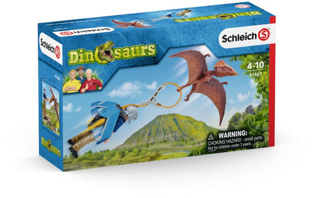 Schleich dinosaures jetpack chase 41467
