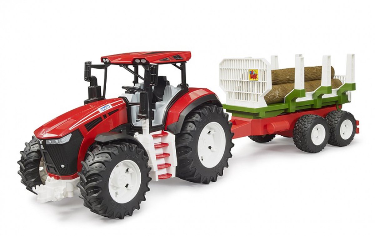 Gallagher europe bruder roadmax | tracteur avec remorque arboricole | 3 arbres (03453) 530267