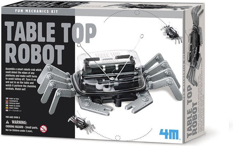 4m science et jeux - fabriquez votre propre robot de table - kit de construction - kidzrobotix - 8+