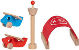Goki play set aéroport de partage de route avec accessoires - 26 pcs.