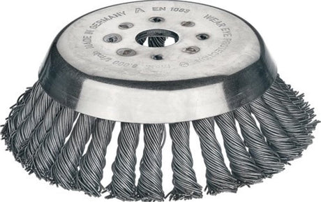 Lessmann - brosse métallique en acier - 180 mm - épaisseur de fil 0,5 mm