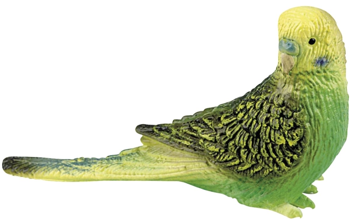 Bullyland 69381 – figurine de jeu perruche – env. 5 cm – design réaliste et détaillé – idéal comme figurine de jeu éducative, décoration ou petit cadeau pour les enfants à partir de 3 ans.