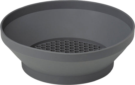 Tamis Scrunch - gris anthracite - pliable - recyclable