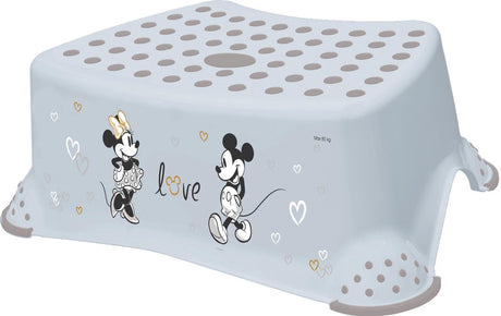 Marchepied Keeper Mickey Mouse - bleu nuageux - pour l'apprentissage de la propreté et le brossage des dents