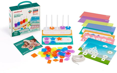 Jouet transparent Miniland lightpad - trier et compter