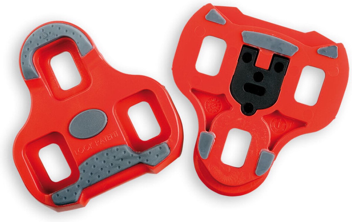 Look Plaques de chaussures Keo Grip Race 9 ° Rouge