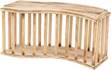 Râtelier à foin Trixie avec couvercle en bois flammé