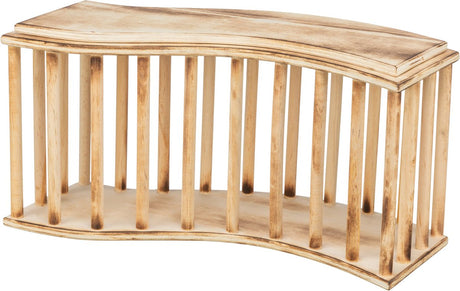 Râtelier à foin Trixie avec couvercle en bois flammé