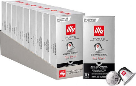 Tasses à café expresso Illy forte - intensité 9 9 - 10 x 10 pièces