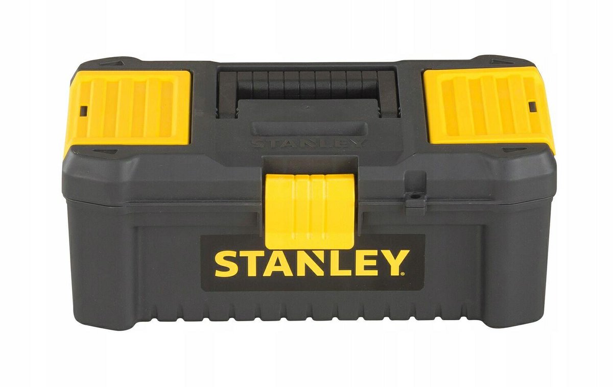 Stanley essential - mallette à outils - 12,5 pouces - noir jaune - plastique