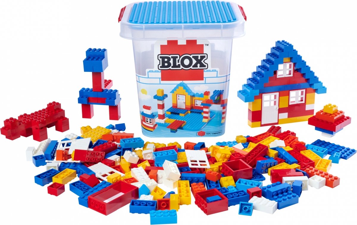 Blocs de construction Androni Blox - 250 pièces | ville | blocs de construction classiques | combiner avec des blocs de construction Lego | routes | ville | adapté à la plaque de construction lego | adapté pour lego