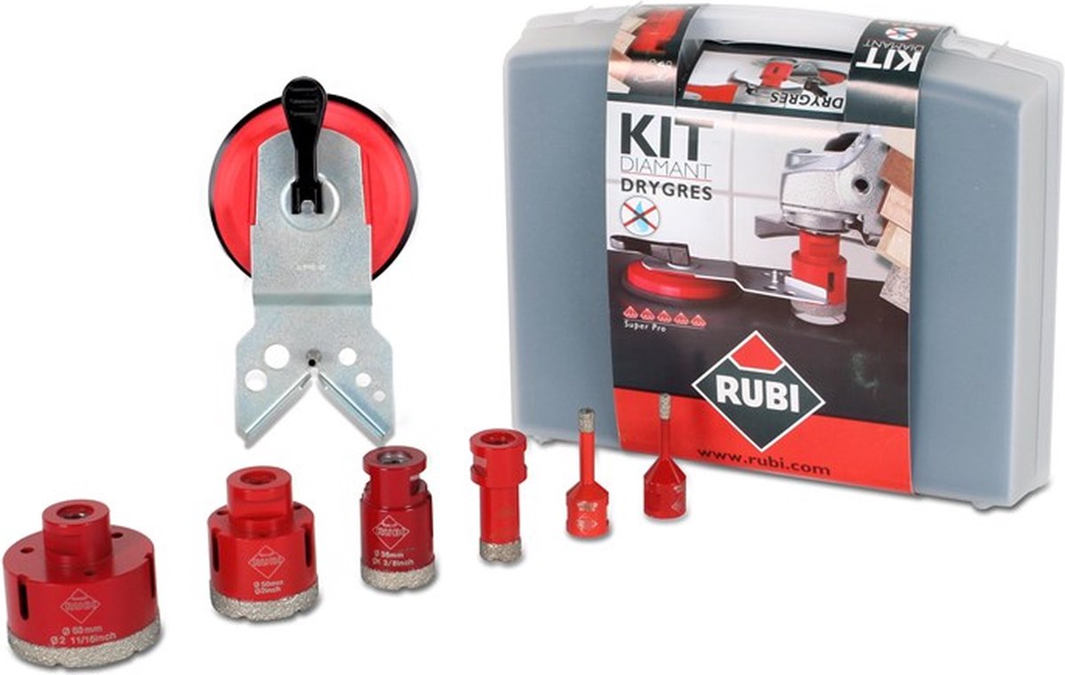 Rubi kit 6 morceaux de grès sec