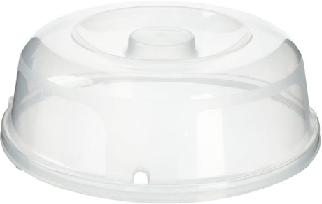 Couvercle micro-ondes Curver - rond - diamètre 27cm - transparent - plat de couverture en plastique pour micro-ondes