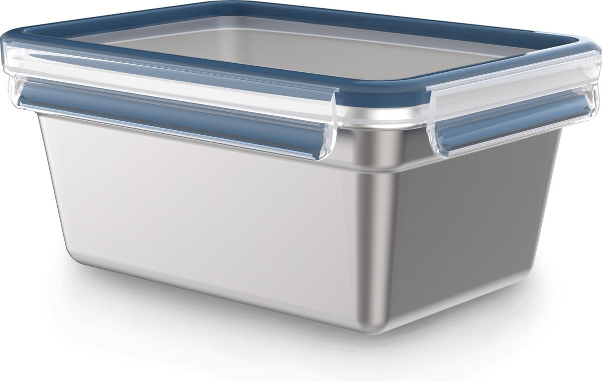 Tefal masterseal inox - récipient alimentaire - 2,0l - hermétique - convient au congélateur