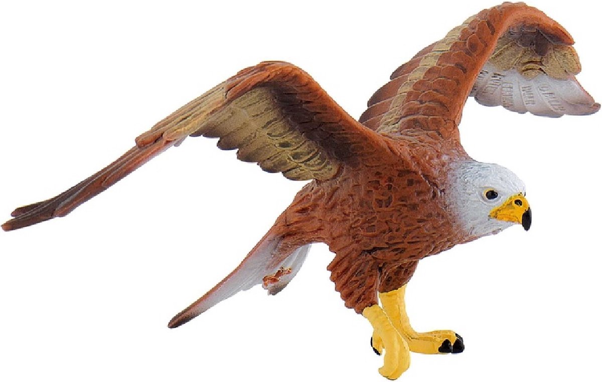 Bullyland 69376 – figurine de jeu et figurine de collection Milan rouge (oiseau de proie) – env. 10,5 cm – Design réaliste et détaillé – Idéal comme figurine de jeu éducative et petit cadeau pour les enfants à partir de 3 ans.