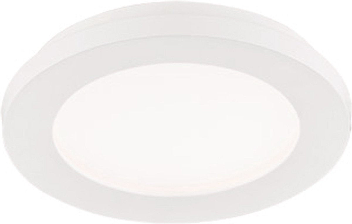 Rl vis ta lumière réalité camillus - plafonnier - blanc - incl. 1x SMD 9 W - dimmable avec interrupteur - montage mural et plafond