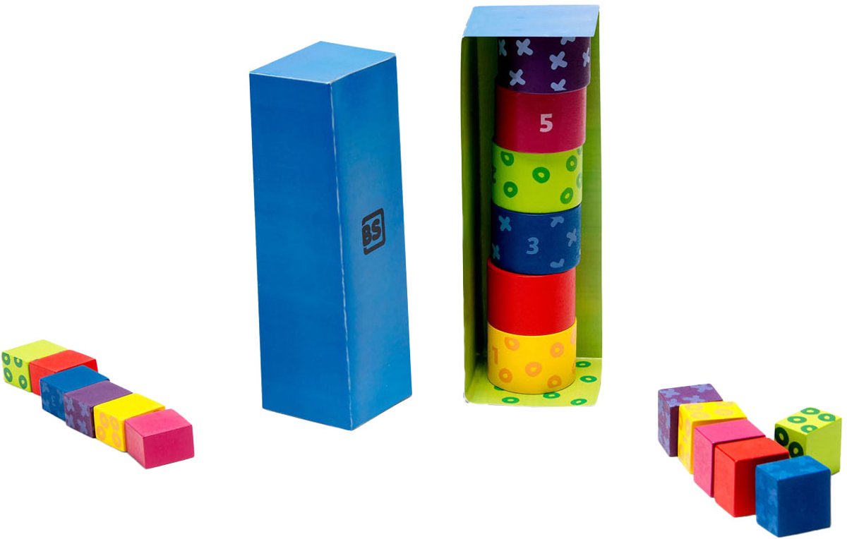 Bs jouets jeu de tour mystère en bois