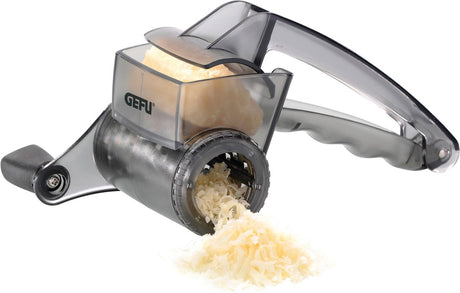 Râpe à tambour Gefu rullare 18,5 cm – 3 tambours – pour fromage, légumes, noix et chocolat