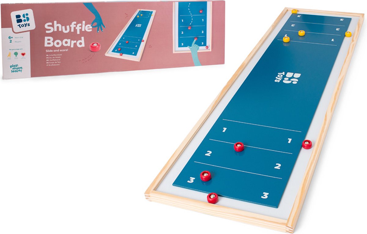Jeu de palets Bs Toys avec 8 disques - 2 joueurs