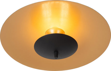 Lucide vulcan - plafonnier (plafonnier) - ø 35 cm - LED dimmable - 1x9w 3000k - noir