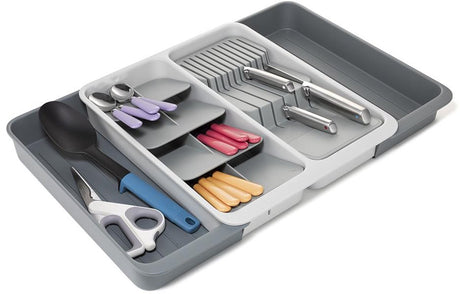 Insert de commande multicouche extensible Joseph Joseph Drawerstore™ avec organisateur de couteaux