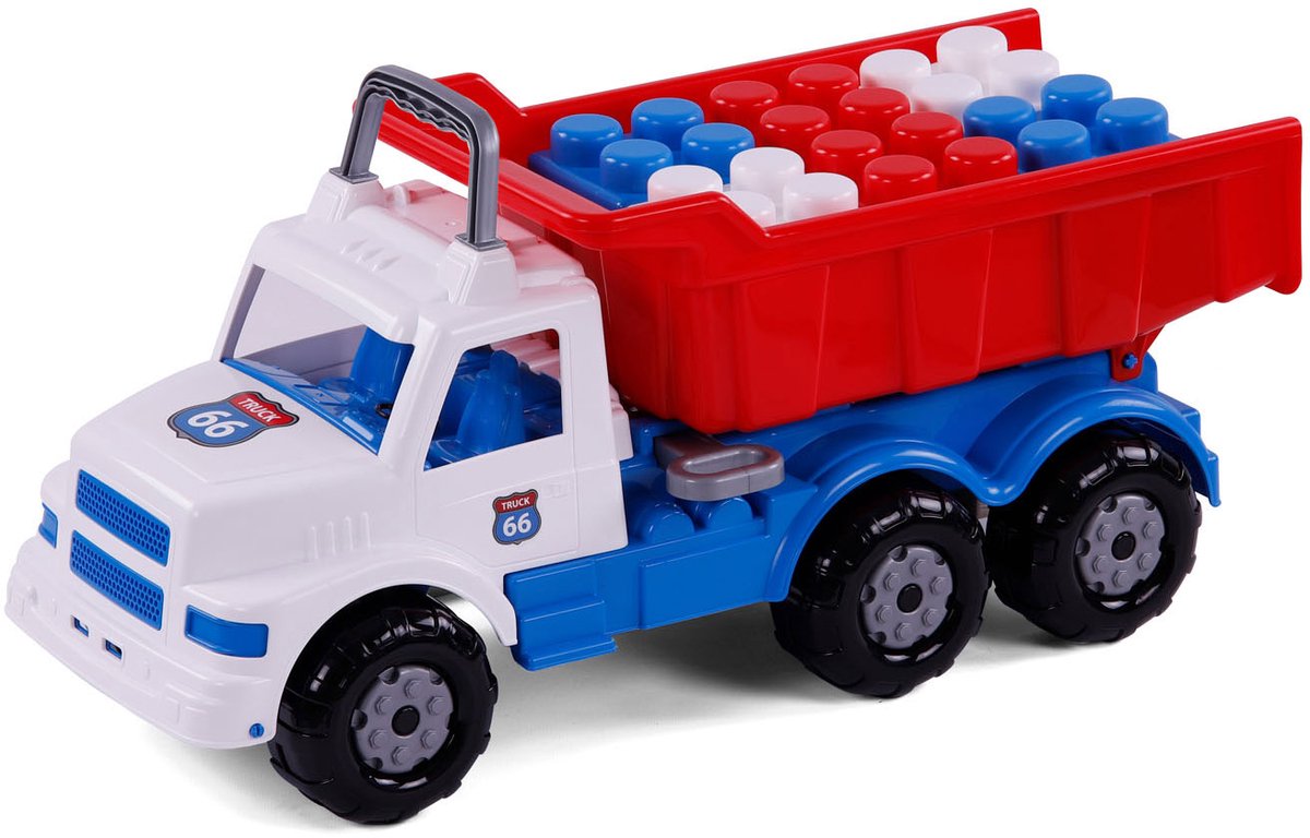 Cavallino Route 66 XL Kiepwagen avec des blocs de construction