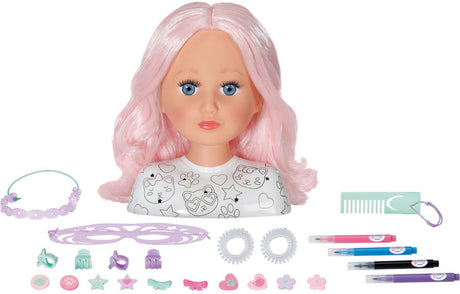 Tête de coiffure créative Baby Born - Tête de capuche