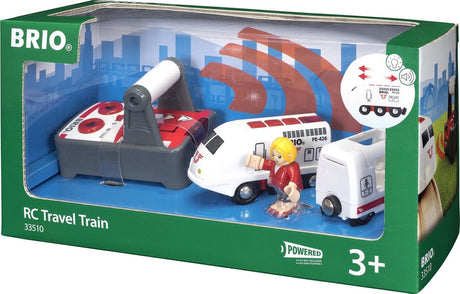 Locomotive RC blanche Brio avec télécommande - 33510 - pièce de voie ferrée
