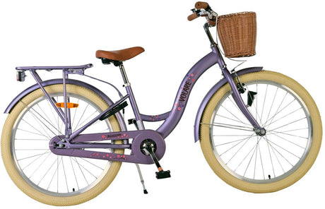Vélo pour enfants Volare Blossom - filles - 24 pouces - violet