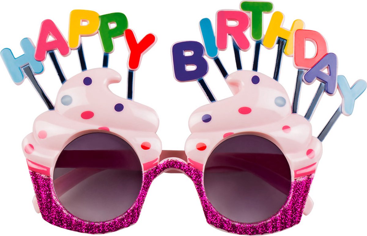 Boland lunettes de fête joyeux anniversaire