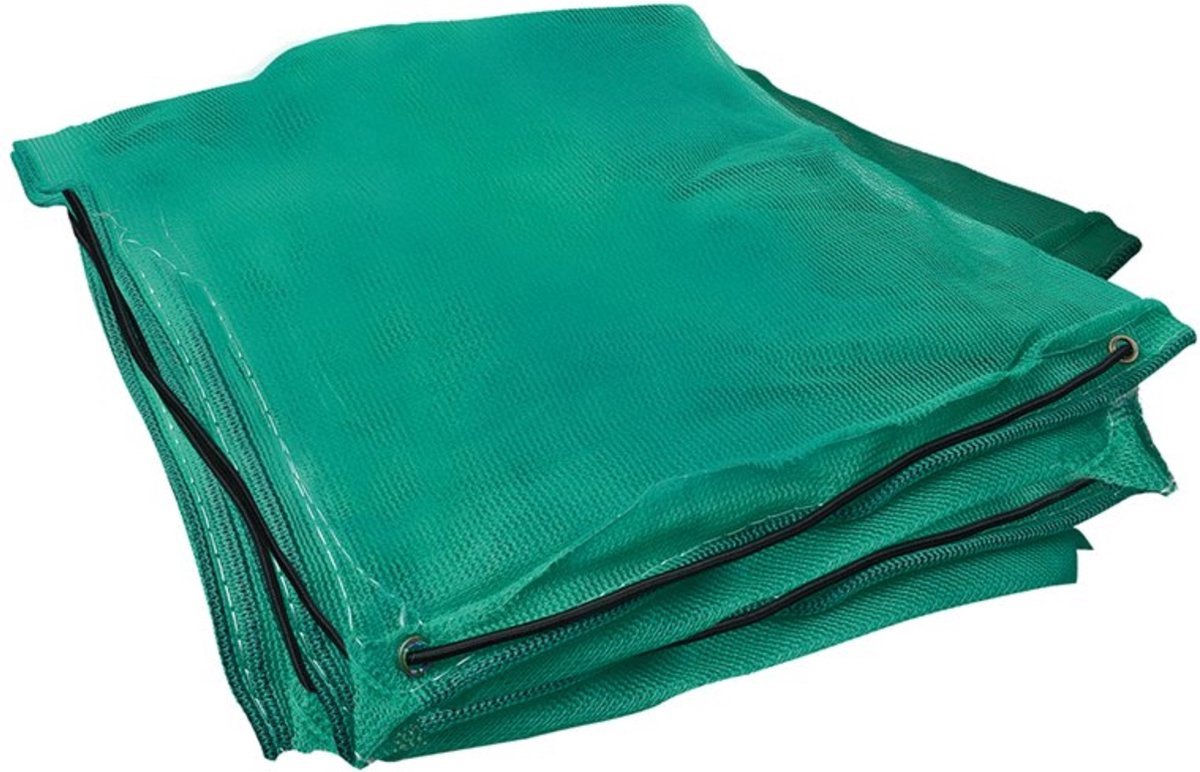 Filet de remorque à mailles fines Proplus - 2,5 x 4,5 m - cordon élastique - vert