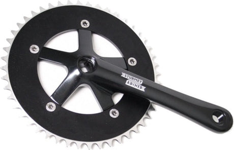 Sturmeyarcher pédalier sturmey archer noir 1 8 46t 170mm fct26 (sa)