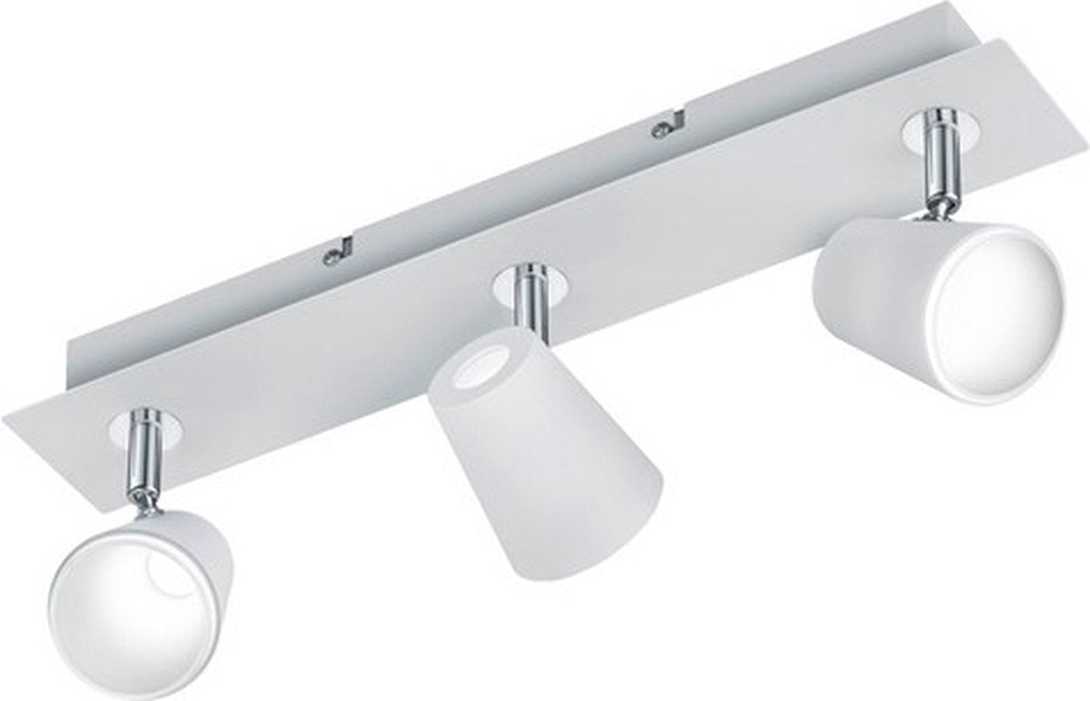 Trio Narcos - spot - blanc mat - incl. 3x SMD 6,5 W - montage au plafond - protection des motifs - non dimmable