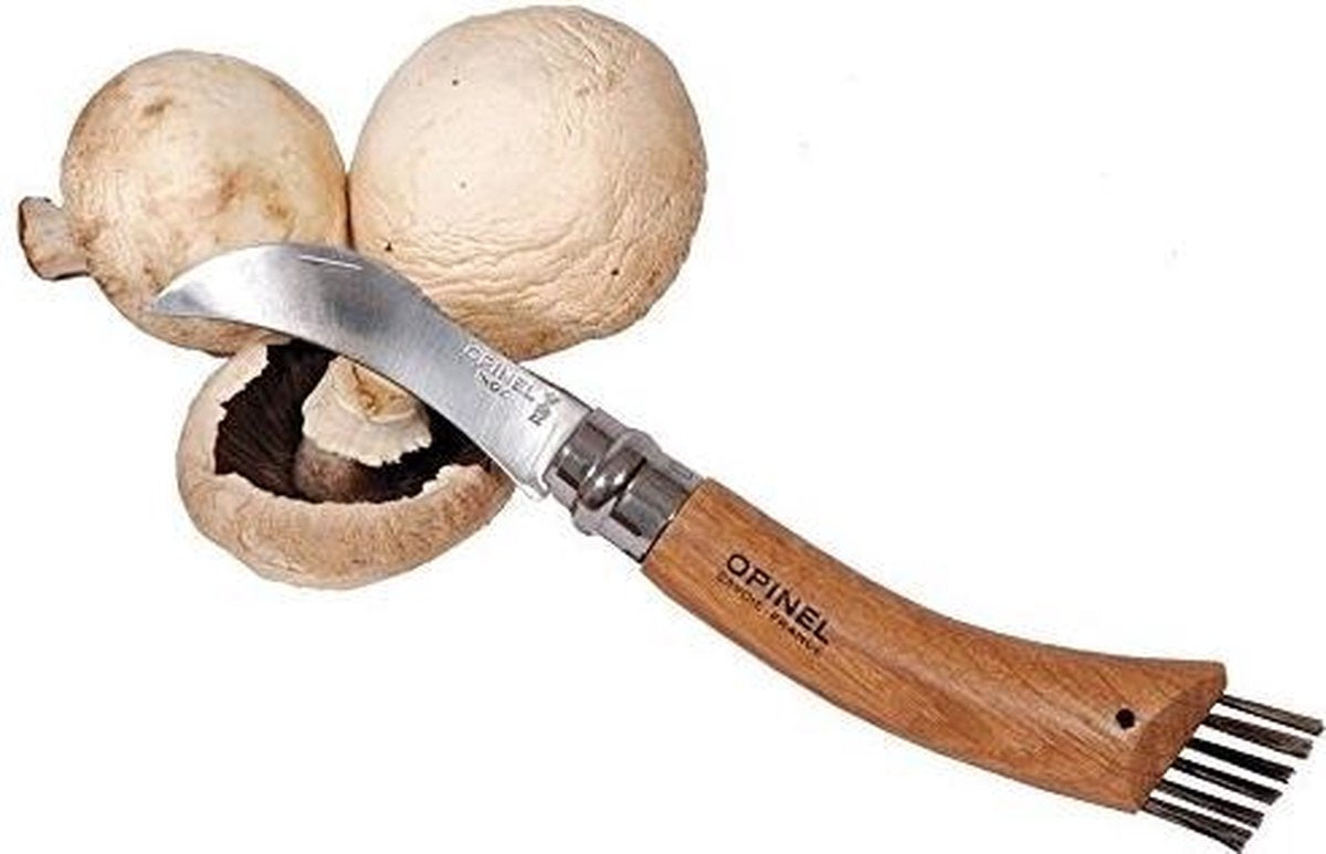 Couteau de poche champignon Opinel - bois de hêtre