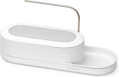 Organisateur d'évier Brabantia Sinkstyle - avec porte-torchon - blanc frais minéral