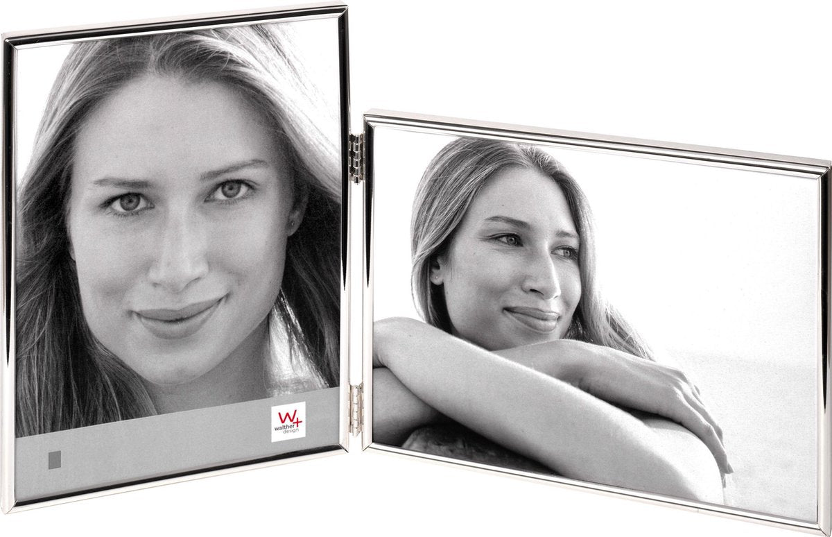 Walther Chloé - cadre photo - format photo 2x13x18 cm - argent